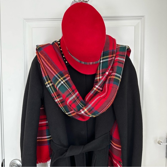 SOLD! on eBay Max&Co MaxMara Accessories Label-cut Red Plaid Scarf.Size: OS. - Picture 14 of 14